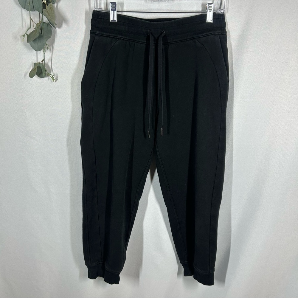 Lululemon | Ready to Rulu High-Rise Joggers Cropped Black Women's Size 8